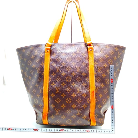 Louis Vuitton LV Shoulder Bag  Sac Shopping Brown Monogram made in France 🇫🇷 - Picture 2 of 8